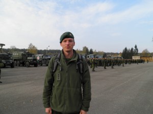 Jungtinio štabo viešųjų ryšių karininkas kapitonas Donatas Suchockis