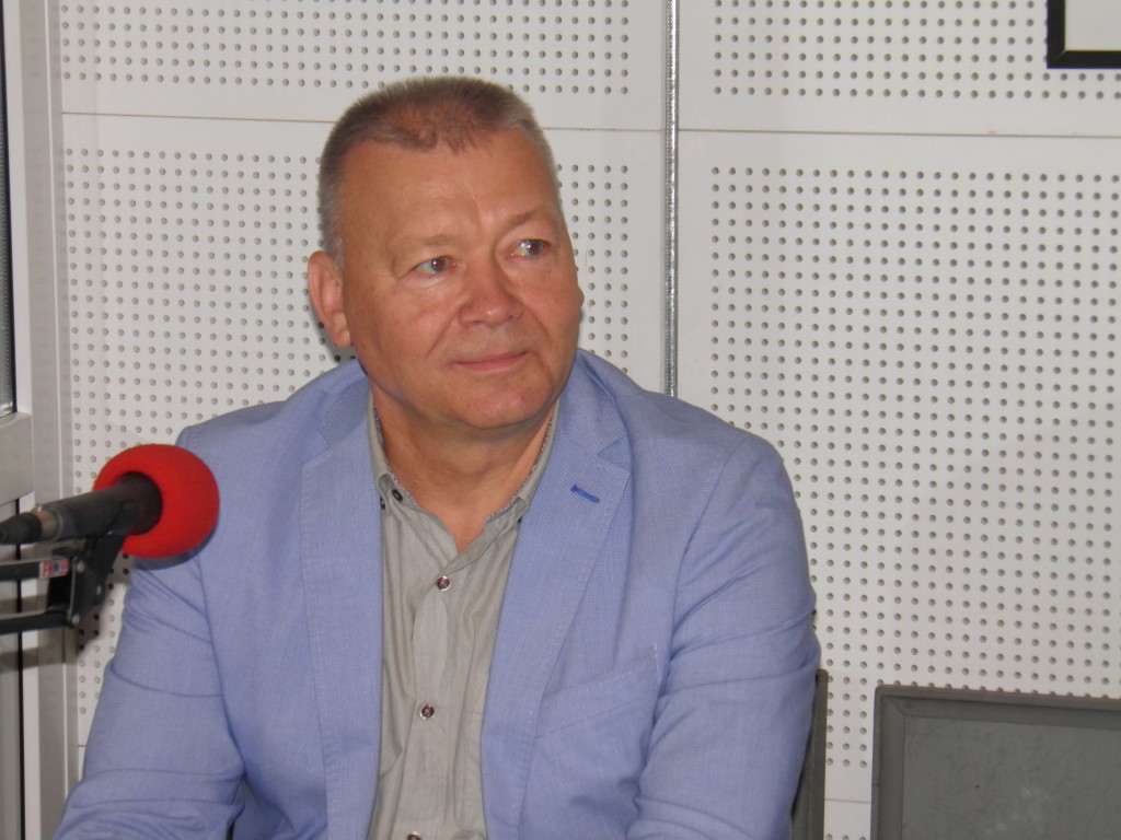 Alytaus miesto meras Vytautas Grigaravičius "FM99" studijoje