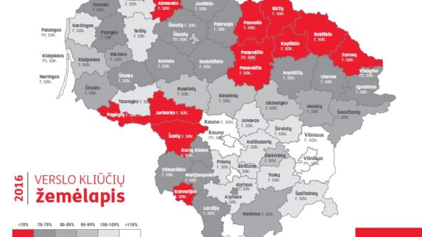 „Verslo kliūčių žemėlapis 2016“ – kur yra mažiausiai kliūčių kurti verslą?