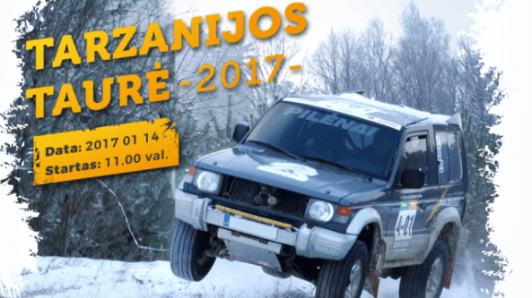 Šeštadienį kviečia „Tarzanijos žiemos ralis 2017”