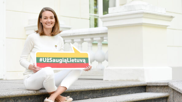 Kampanijos “Už saugią Lietuvą“ ambasadorė Jurgita Jurkutė kviečia kalbėtis ir išgirsti