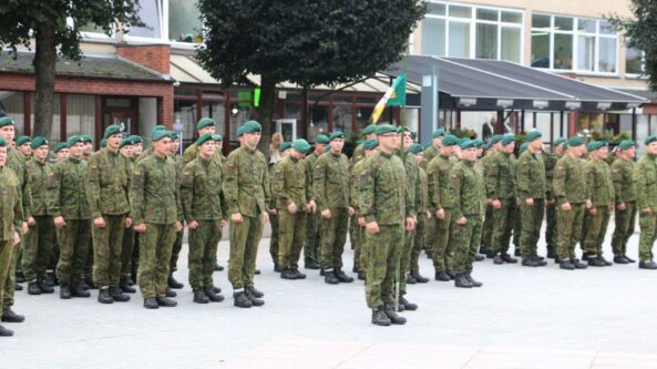 Bėgdami miesto gatvėmis kariai minėjo 23-ąsias Birutės ulonų bataliono vardo metines