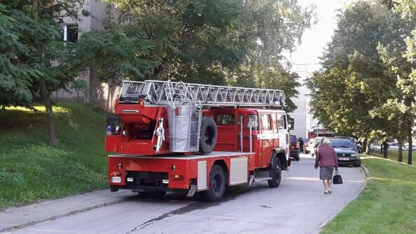 Per gaisrą daugiabutyje žuvo Alytaus gyventojas