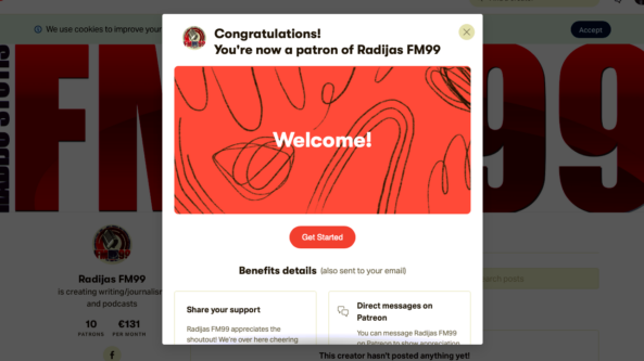 Norite prisidėti, bet nežinote kaip? FM99 patreon naudojimo instrukcija