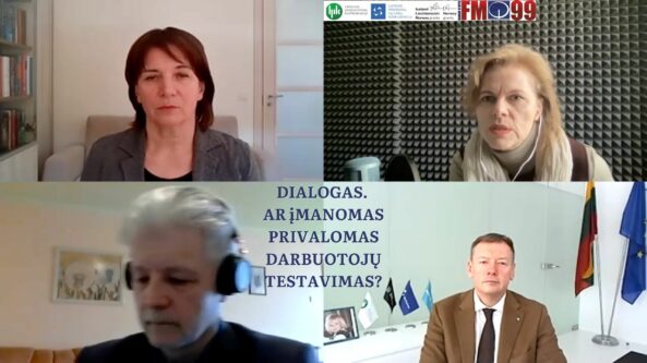 Dialogas. Ar įmanomas privalomas darbuotojų testavimas?