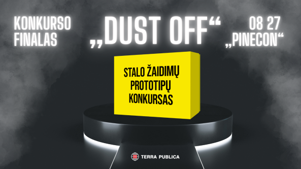 „PineCon 2022“ bus pristatomi lietuvių kūrėjų stalo žaidimų prototipų konkurso „Dust off“ finalininkai