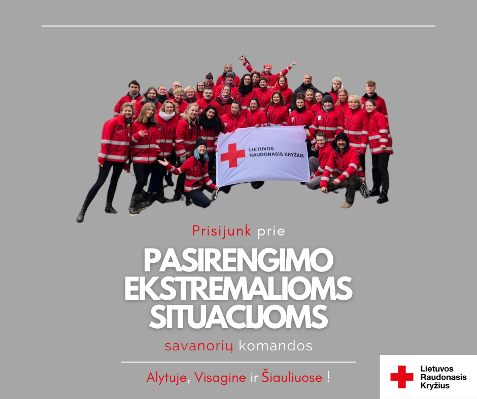 Renkama pasiruošimo ekstremalių situacijų valdymo komanda Alytaus regione