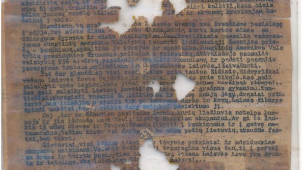 Praeitis tarp mūsų: Neįsiteisėjusios Konstitucijos ir  pogrindiniai Lietuvos partizanų leidiniai