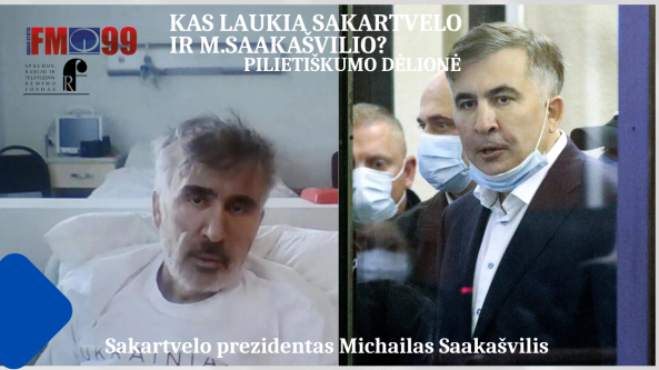Sakartvelo prezidentas M.Saakašvilis kali ir už Hillary Clinton nupirktą „Red Bull“…