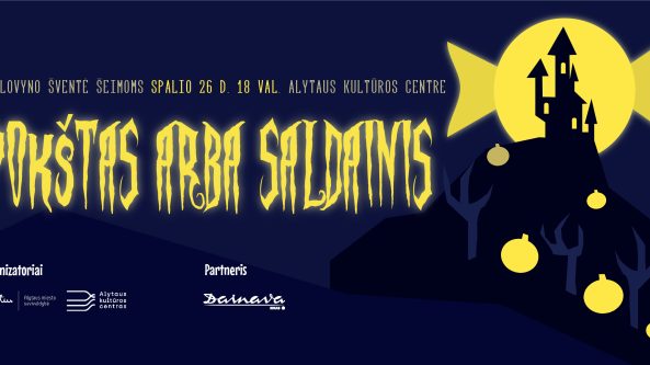 Helovyno šeimų šventė POKŠTAS ARBA SALDAINIS