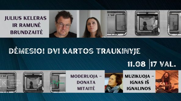 Simbolinio literatūrinio traukinio kupė – duoklė poezijai!