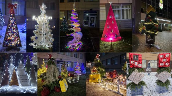 Balsavimas už „FM99“ kalėdinių eglučių parko dalyves tęsis iki sausio 6 dienos!