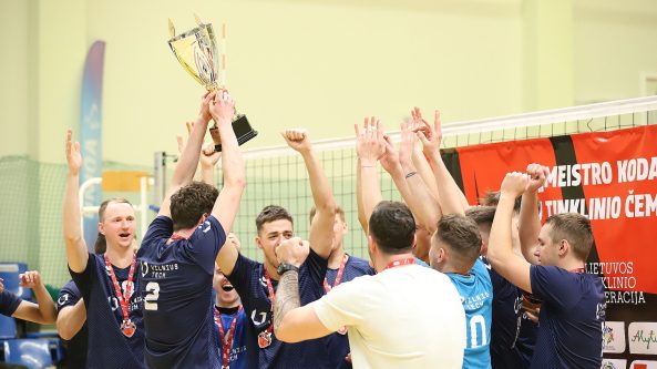 Lietuvos tinklinio B pogrupio čempione tapo „Vilnius Tech“ komanda