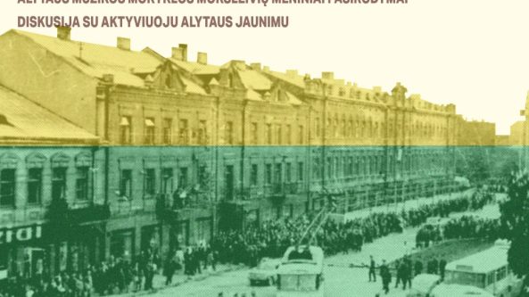 Romo Kalantos skverelyje Pilietinio pasipriešinimo dienos minėjimas