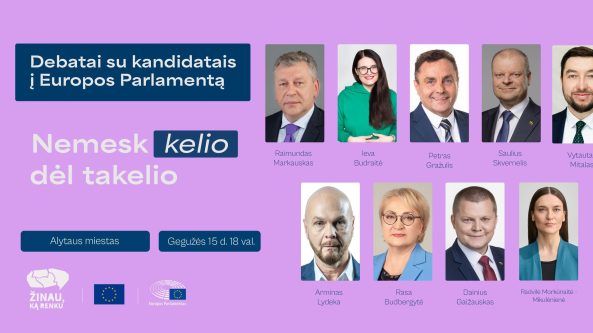 Alytiškiai kviečiami į kandidatų į Europos Parlamentą debatus