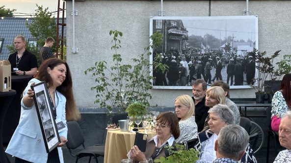 Teatro stogo terasoje – aukcionas Z.Bulgakovo atminimui įamžinti