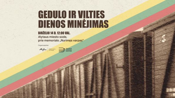 Gedulo ir vilties dienos minėjimas Alytuje