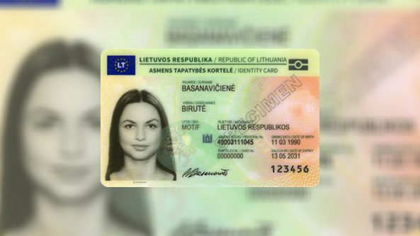 Asmens tapatybės kortelės su pasenusiais lustais bus keičiamos nemokamai