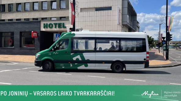 Po Joninių – vasaros laiko tvarkaraščiai!