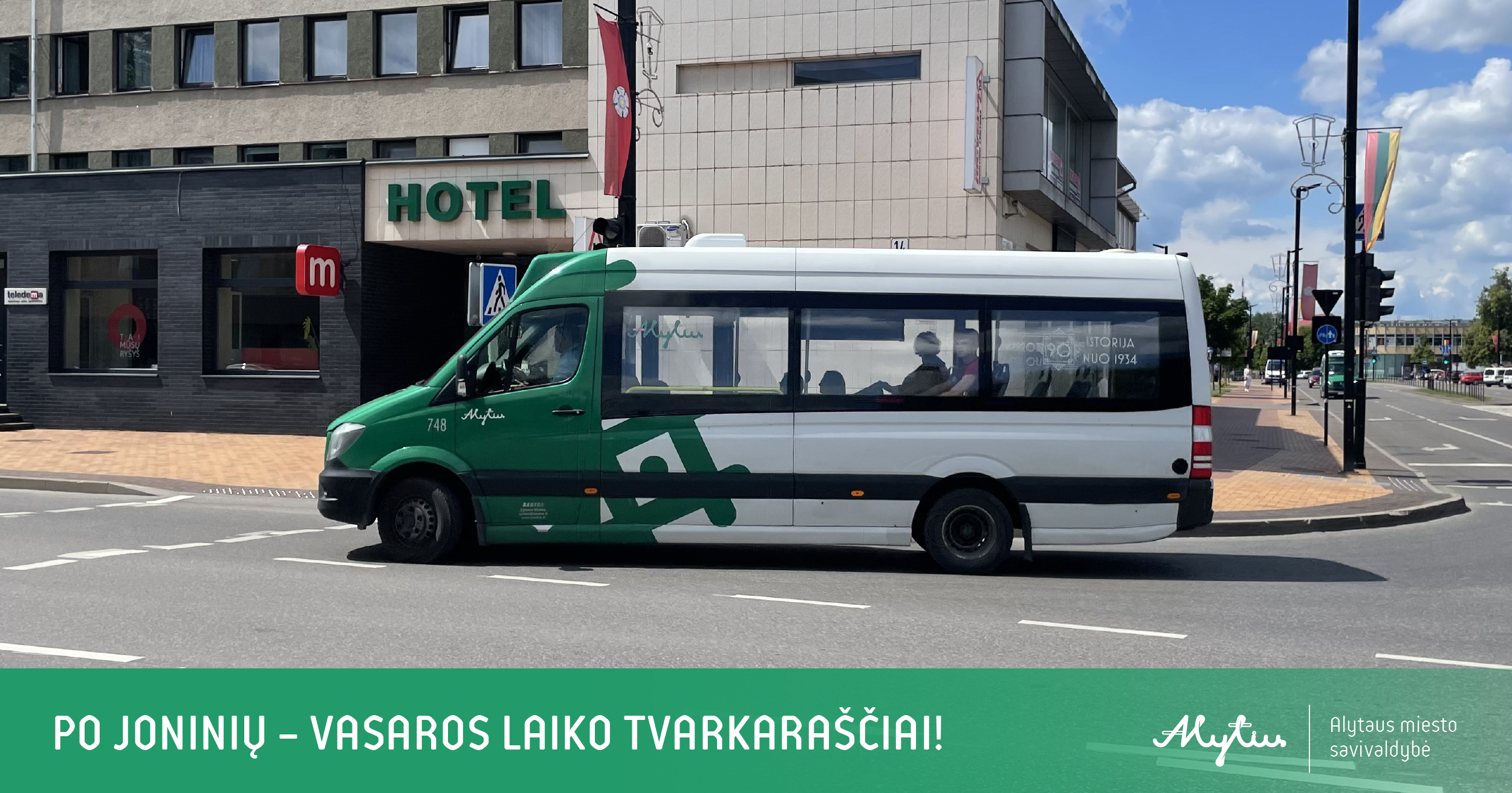 Po Joninių – vasaros laiko tvarkaraščiai!