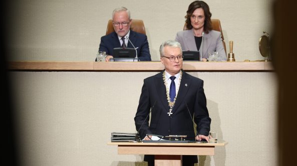 Seime prisiekė Respublikos Prezidentas Gitanas Nausėda
