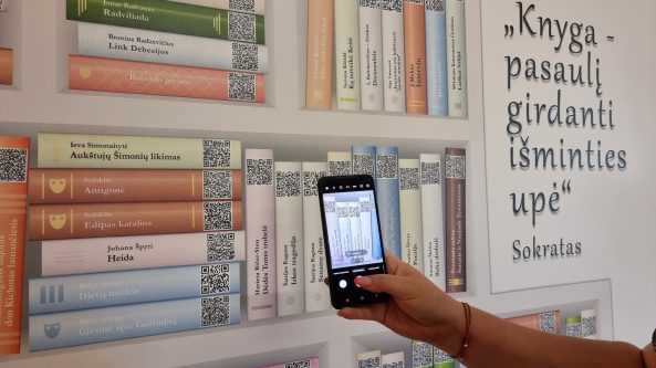 Ar ėmėte kada bibliotekoje knygą nuo sienos?