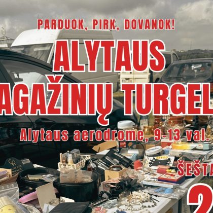 Bagažinių turgelis Alytuje vėl kviečia susitikti