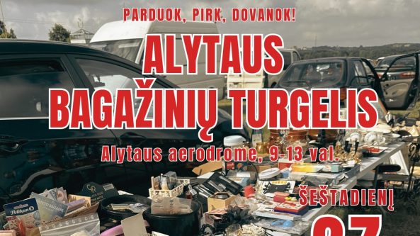 Bagažinių turgelis Alytuje vėl kviečia susitikti