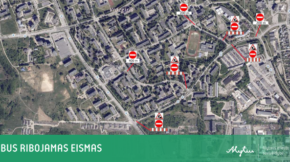 Dar ribojamas eismas
