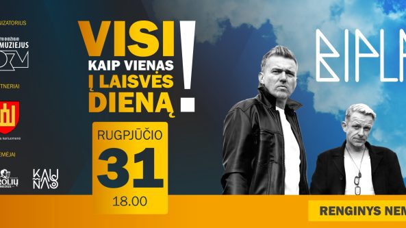 Renginyje „Visi kaip vienas į laisvės dieną“ – kariškos edukacijos ir grupės „Biplan“ koncertas