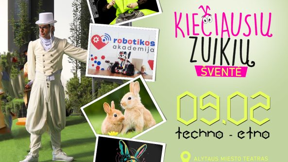 K i e č i a u s i zuikiai rinksis į ETNO-TECHNO šventę!