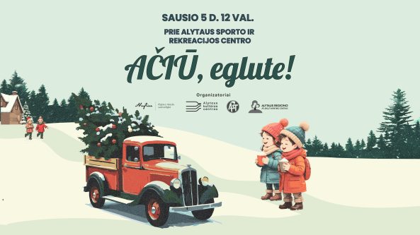 Alytuje kviečiame linksmai atsisveikinti su kalėdinėmis eglutėmis!