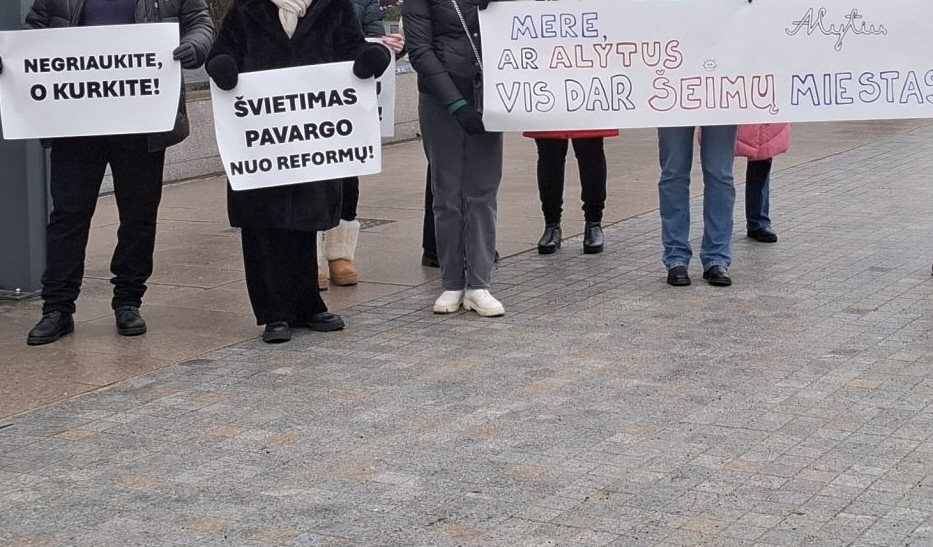 Dėl Alytaus miesto švietimo reformos nerimą reiškia ir Vilniaus Vytauto Didžiojo gimnazijos alumnai