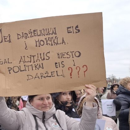 Vilniaus Vytauto Didžiojo gimnazijos alumnai: „demokratijai iškilo realus pavojus!“