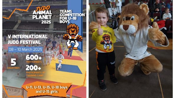 Alytuje VI tarptautinis dziudo festivalis „Judo animal planet 2025“ 