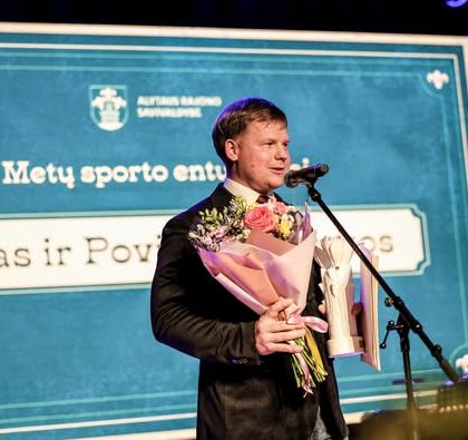 „Sporto entuziastų“ apdovanojimą pelnę broliai meile sportui dalijasi su kitais