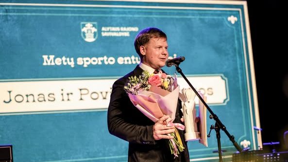„Sporto entuziastų“ apdovanojimą pelnę broliai meile sportui dalijasi su kitais