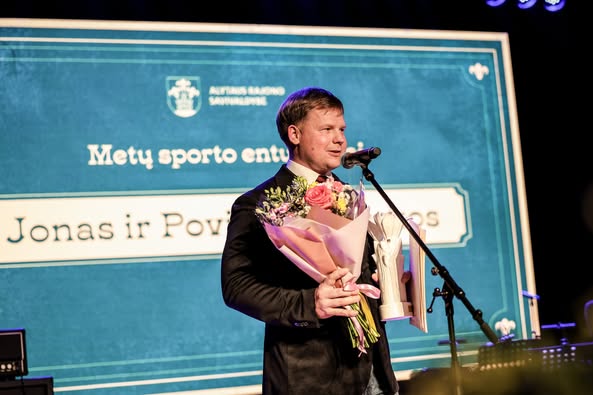 „Sporto entuziastų“ apdovanojimą pelnę broliai meile sportui dalijasi su kitais