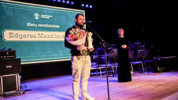 Edgarui Mazaliauskui – „Metų verslininko“ apdovanojimas už duoklę savo kraštui su kaupu