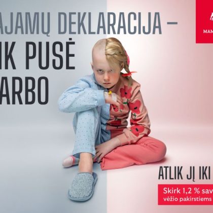 Skirkim 1,2% GPM „Mamų unijai“: vaikams tai gali būti gyvybės klausimas