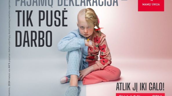 Skirkim 1,2% GPM „Mamų unijai“: vaikams tai gali būti gyvybės klausimas