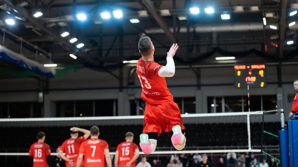Dėl Lietuvos vyrų tinklinio čempionato aukso kovos „Elga-Grafaitė-S-Sportas“ ir „Amber Volley“