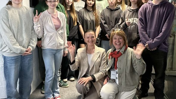 Smagus penktadienis FM99 studijoje su moksleiviais iš Valkininkų