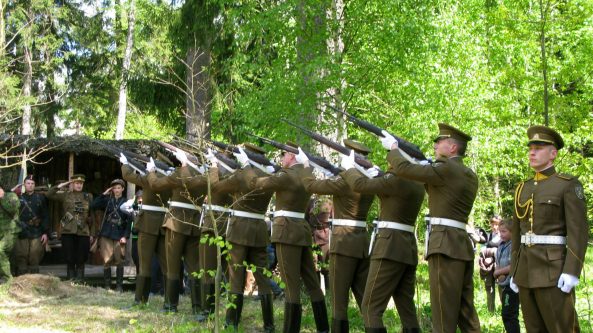 Partizanų mūšio 80-metis Lazdijuose