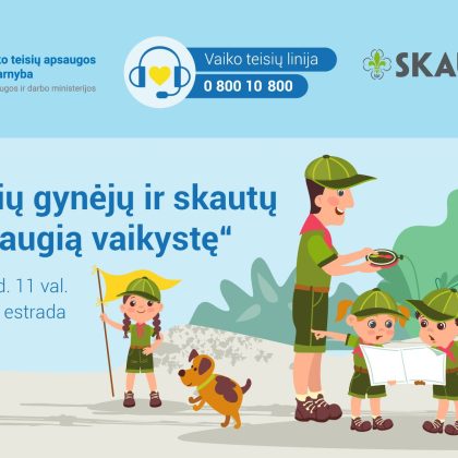 „Žygis už saugią vaikystę“ – ryšį su vaiku stiprinkite žygiuodami