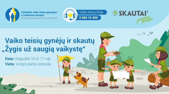 „Žygis už saugią vaikystę“ – ryšį su vaiku stiprinkite žygiuodami