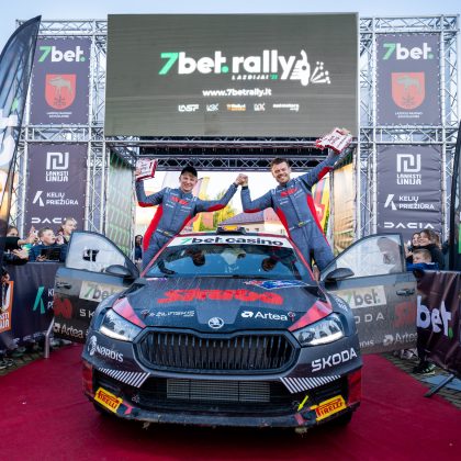 „7bet Rally Lazdijai ‘25“ varžybose – Vaidoto Žalos ir Ugniaus Vainevičiaus triumfas