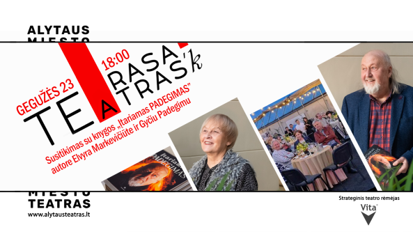 Penktadienį Alytaus teatre – pokalbis su režisieriumi Gyčiu Padegimu