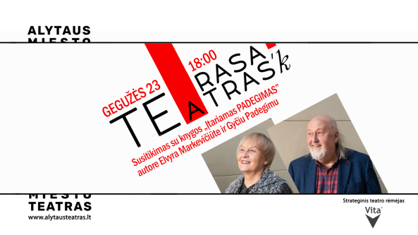 Dėl oro sąlygų, pirmasis teatro terasos renginys perkeliamas į Didžiąją galeriją Dėl oro sąlygų, pirmasis teatro terasos renginys perkeliamas į Didžiąją galeriją