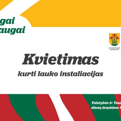 Alytaus rajono savivaldybė kviečia kurti lauko instaliacijas